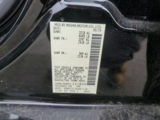 2020 NISSAN ALTIMA SL 1N4BL4EW9LC117850