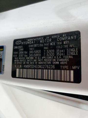 2021 HYUNDAI PALISADE L KM8R5DHE0MU276236