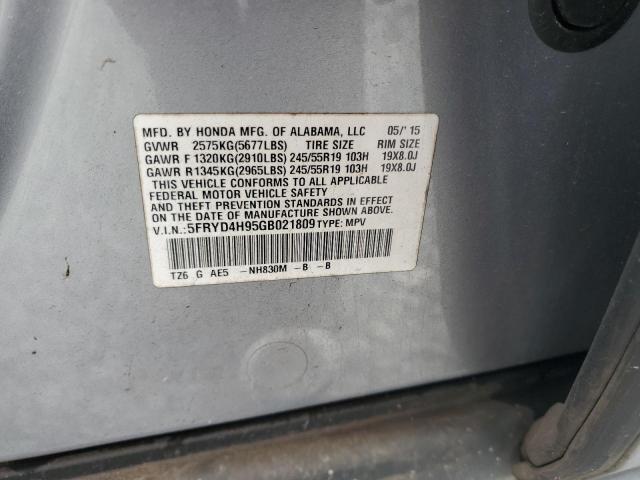 2016 ACURA MDX ADVANC 5FRYD4H95GB021809