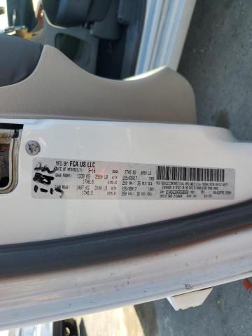 2016 DODGE GRAND CARA 2C4RDGCGXGR328328