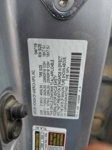 2019 HONDA CR-V EX #3235269103