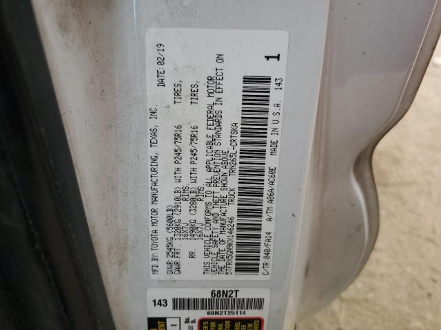 2019 TOYOTA TACOMA ACC 5TFRX5GN9KX146246