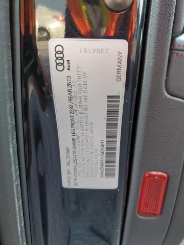 2019 AUDI A4 PREMIUM PLUS WAUENAF44KN016941
