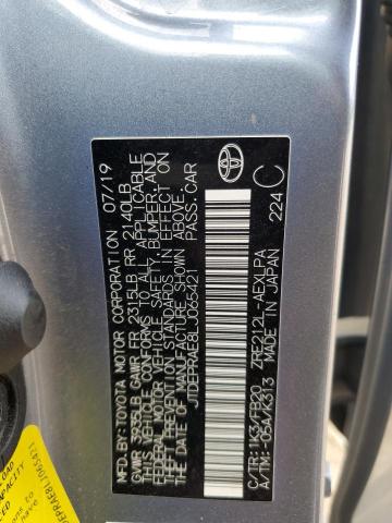 2020 TOYOTA COROLLA LE JTDEPRAE8LJ065421