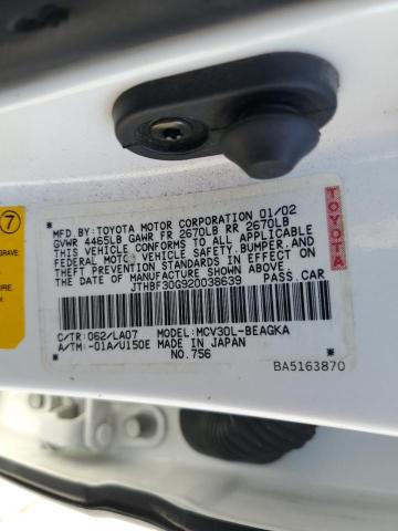 2002 LEXUS ES 300 #3292560685