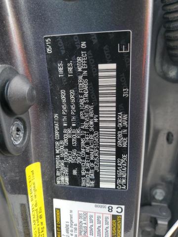 2015 TOYOTA 4RUNNER SR JTEZU5JR3F5104530