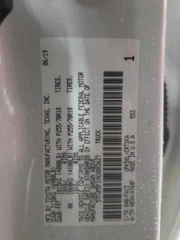 2019 TOYOTA TUNDRA DOU 5TFUM5F1XKX083627
