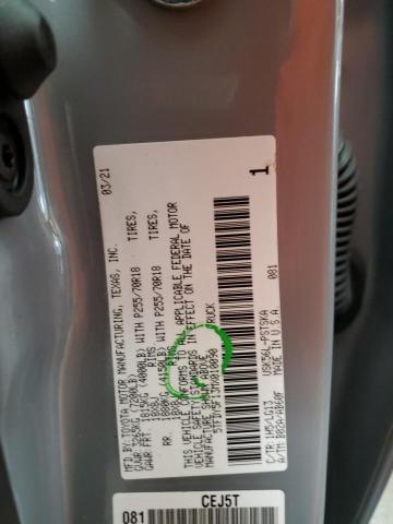 2021 TOYOTA TUNDRA CRE #3286723290