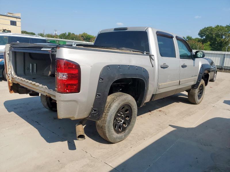 CHEVROLET SILVERADO K1500 2008 silver crew pic gas 3GCEK13J68G246326 photo #4