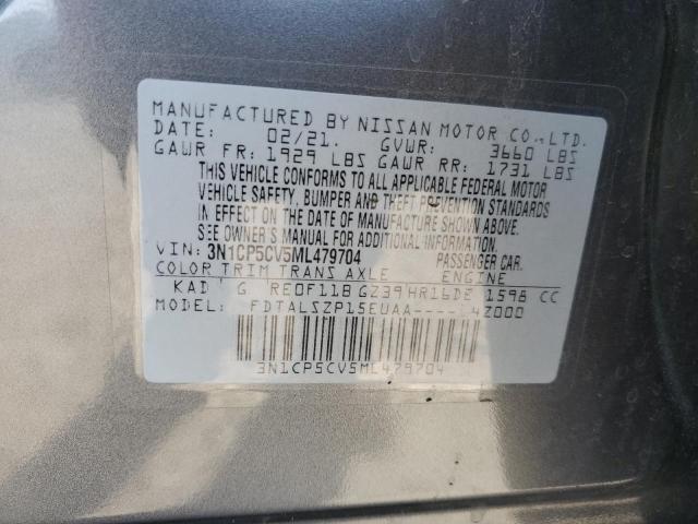 2021 NISSAN KICKS SV 3N1CP5CV5ML479704