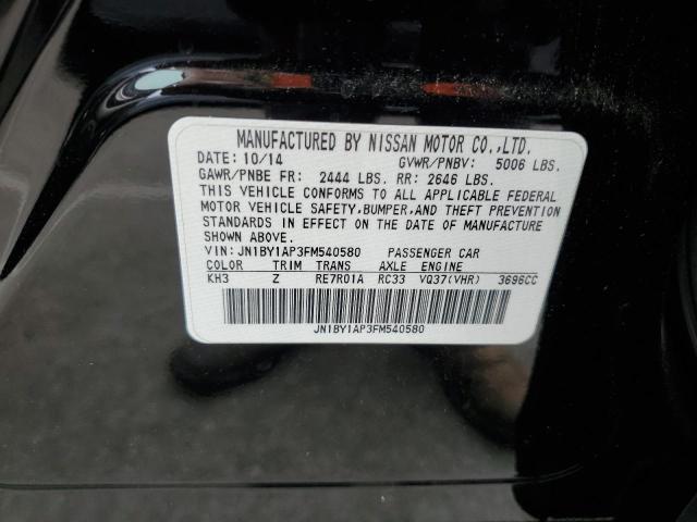 2015 INFINITI Q70 3.7 JN1BY1AP3FM540580
