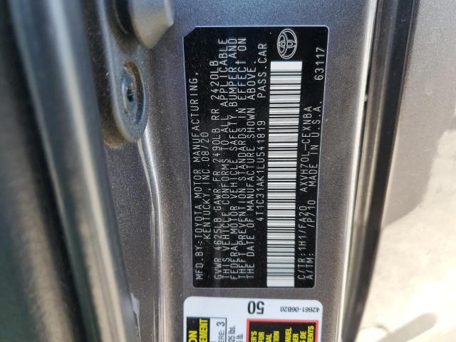 2020 TOYOTA CAMRY LE - 4T1C31AK1LU541819