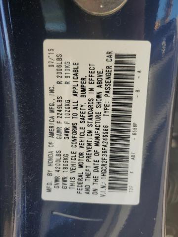 2015 HONDA ACCORD LX 1HGCR2F36FA246586