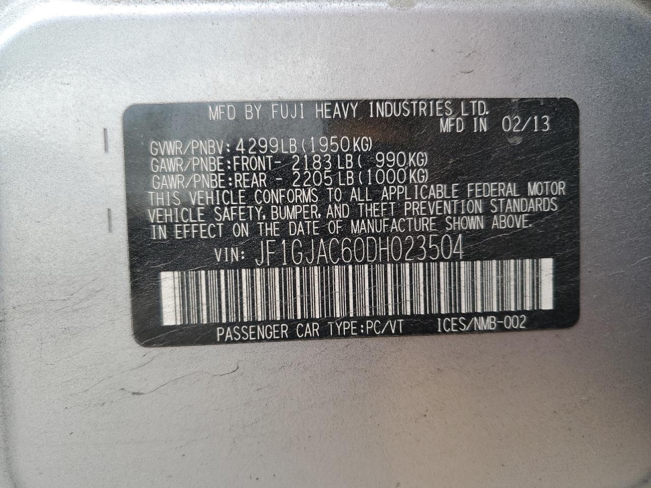 SUBARU IMPREZA PREMIUM