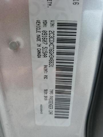 2016 DODGE CHARGER R/ 2C3CDXCT6GH346631