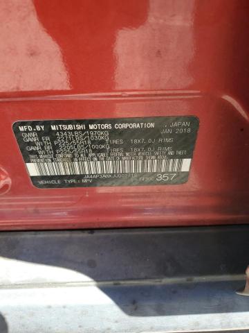 2018 MITSUBISHI OUTLANDER JA4AP3AWXJU002718