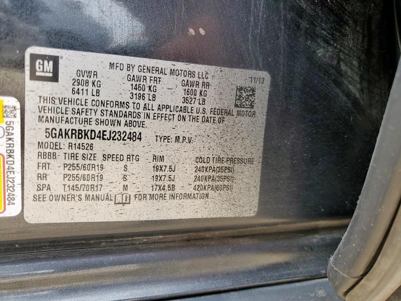 2014 BUICK ENCLAVE #3266731356