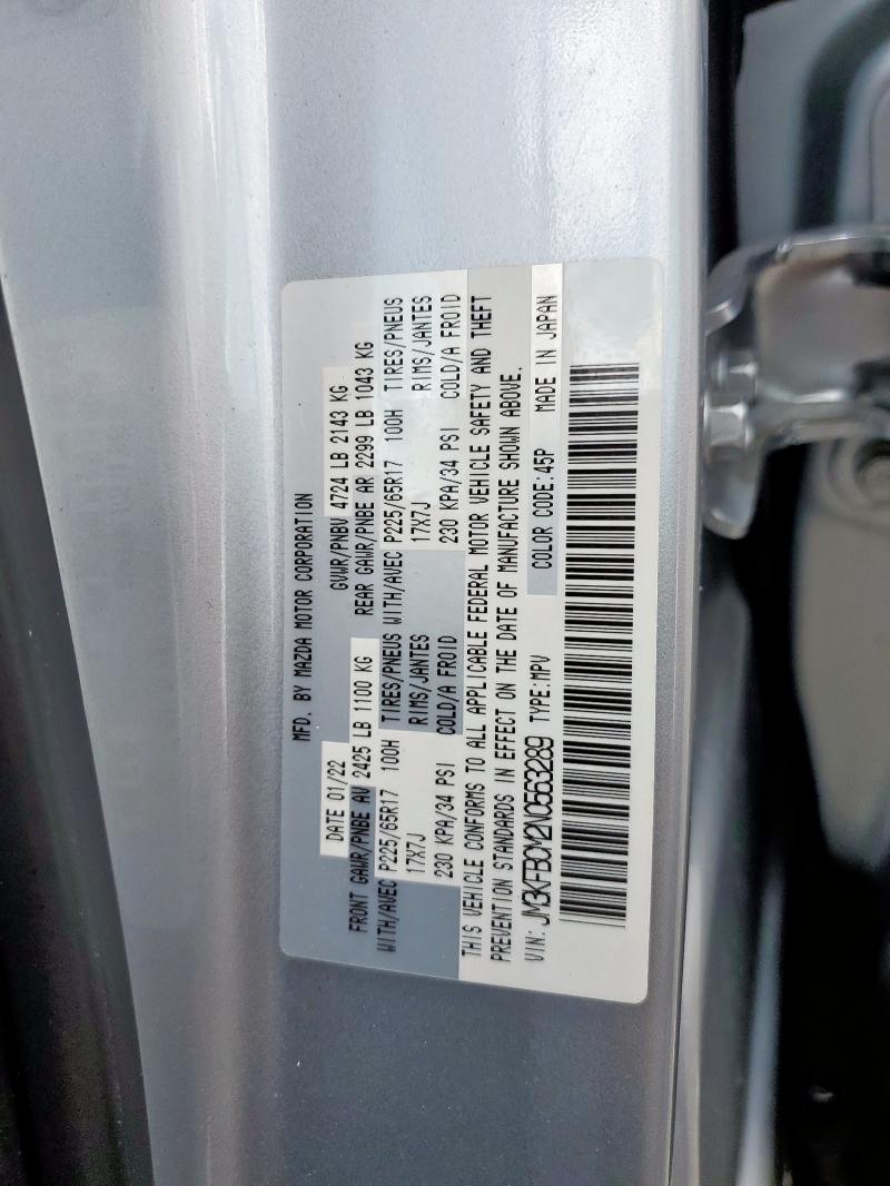 2022 MAZDA CX-5 PREFE - JM3KFBCM2N0563289
