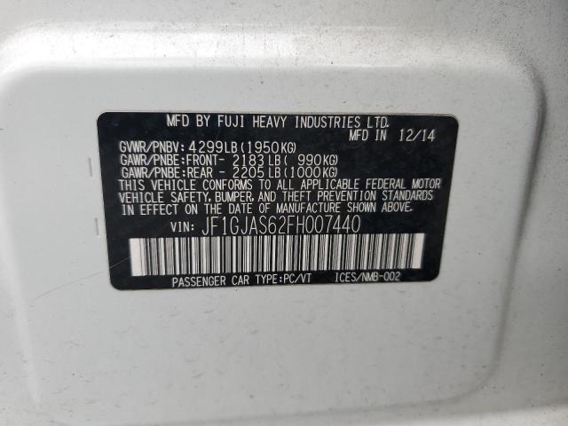 2015 SUBARU IMPREZA SP JF1GJAS62FH007440