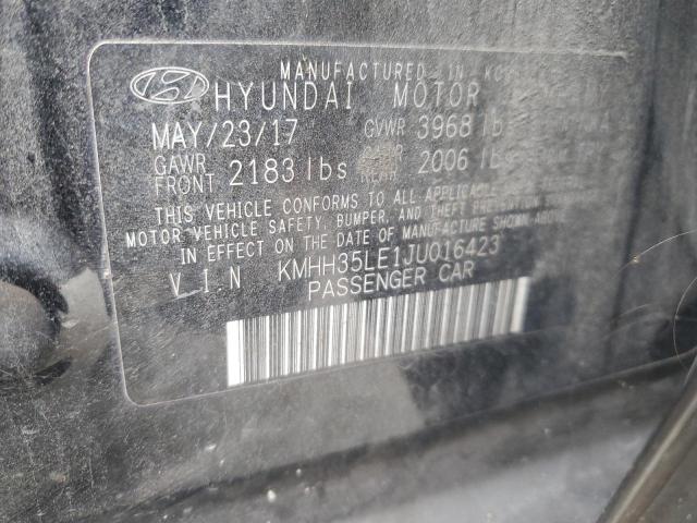 2018 HYUNDAI ELANTRA GT KMHH35LE1JU016423