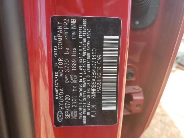 2021 HYUNDAI VENUE SE KMHRB8A38MU073460