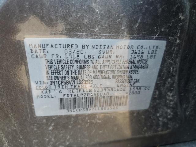 2020 NISSAN KICKS S - 3N1CP5BV7LL523525