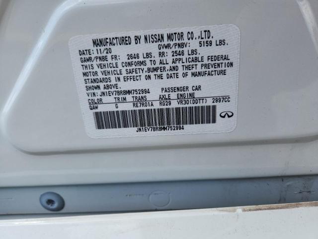 2021 INFINITI Q50 LUXE - JN1EV7BR8MM752994