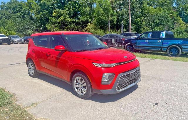 KIA SOUL LX 2020 red  gas KNDJ23AU1L7711090 photo #1