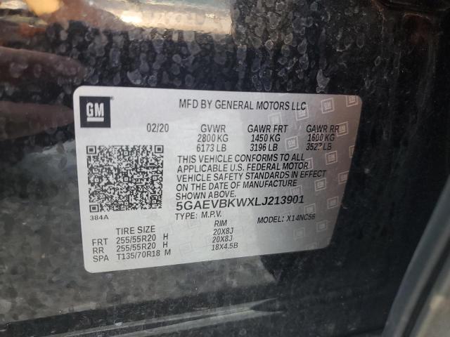 2020 BUICK ENCLAVE PR 5GAEVBKWXLJ213901