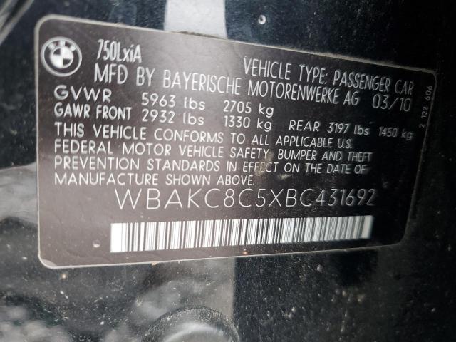 2011 BMW 750 LXI - WBAKC8C5XBC431692