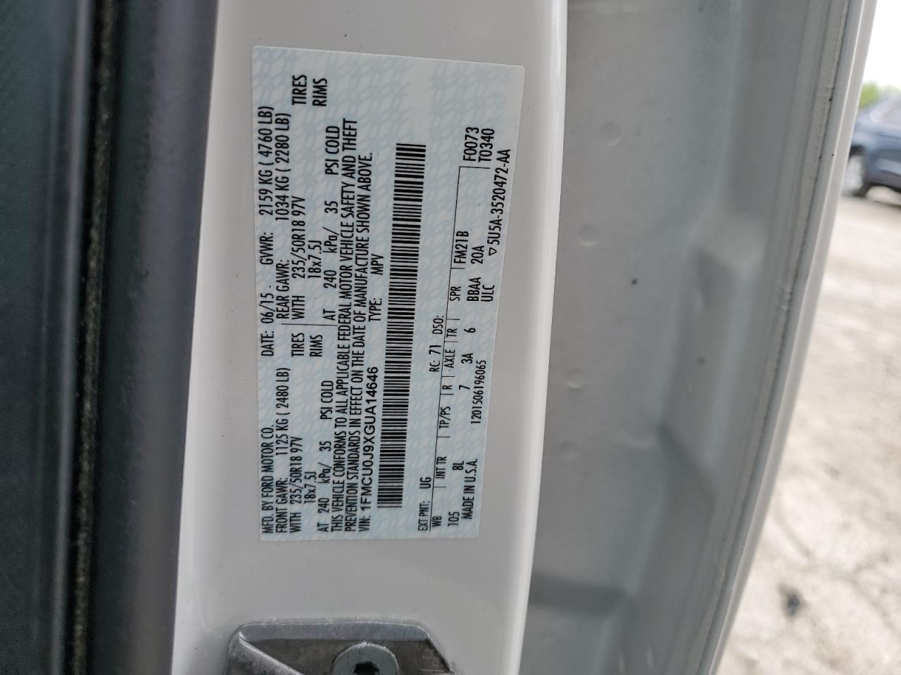 FORD ESCAPE TITANIUM