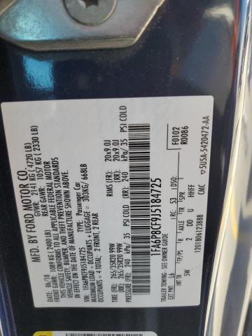 2018 FORD MUSTANG GT 1FA6P8CF9J5184725