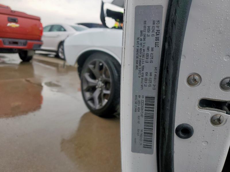 2019 DODGE CHALLENGER 2C3CDZAG9KH751487