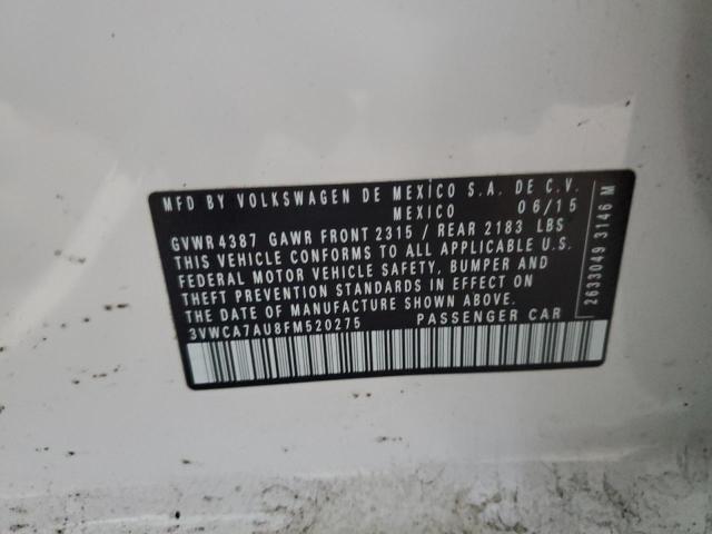 2015 VOLKSWAGEN GOLF SPORT - 3VWCA7AU8FM520275