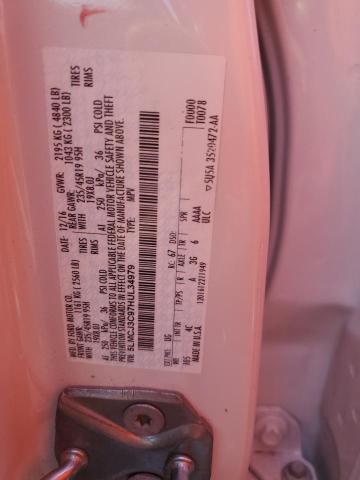 2017 LINCOLN MKC RESERV 5LMCJ3C97HUL34979