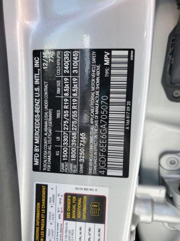 2016 MERCEDES-BENZ GL 450 4MA 4JGDF6EE6GA705070