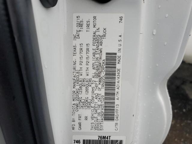 2015 TOYOTA TACOMA ACC #3290307213