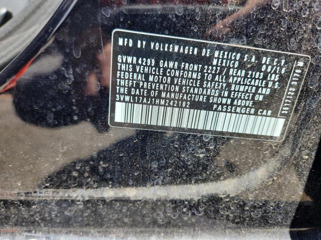 2017 VOLKSWAGEN JETTA SEL 3VWL17AJ1HM242182