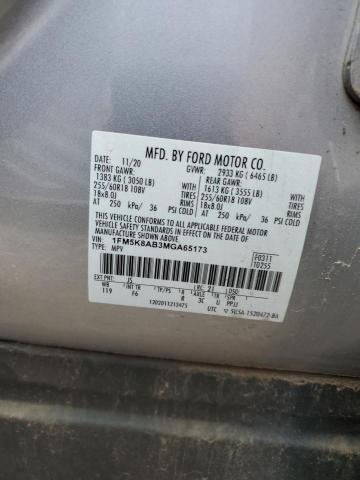 2021 FORD EXPLORER P - 1FM5K8AB3MGA65173