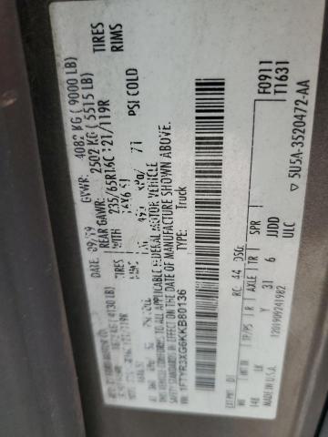 2019 FORD TRANSIT T- 1FTYR3XG6KKB80136