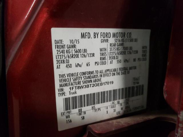 2016 FORD F350 SUPER #3303745421