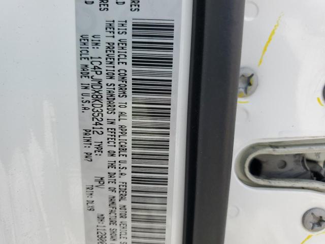 2019 JEEP CHEROKEE L 1C4PJMDX8KD352412