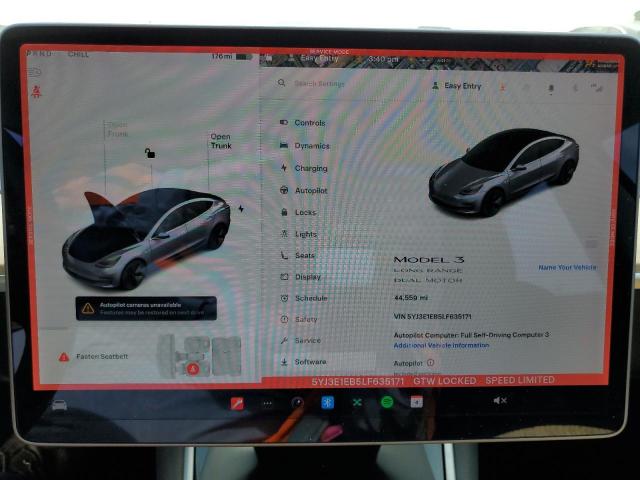 2020 TESLA MODEL 3 5YJ3E1EB5LF635171