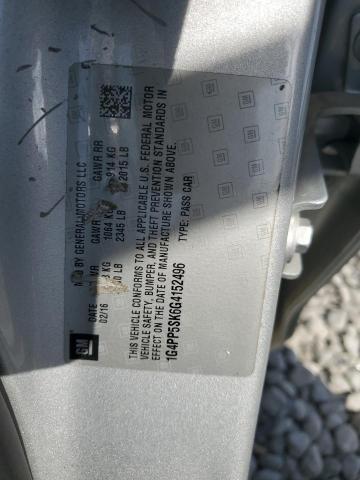 2016 BUICK VERANO 1G4PP5SK6G4152496
