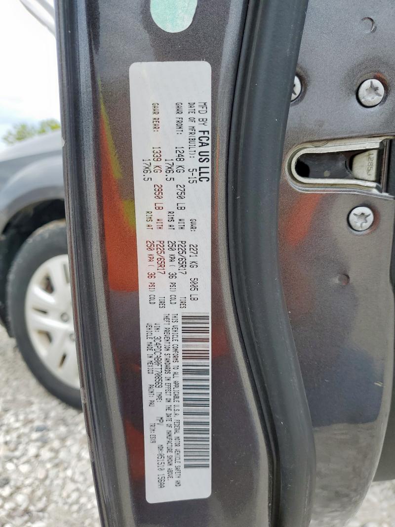 2015 DODGE JOURNEY SE 3C4PDCAB0FT708569