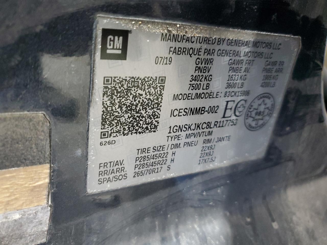 CHEVROLET SUBURBAN K1500 PREMIER