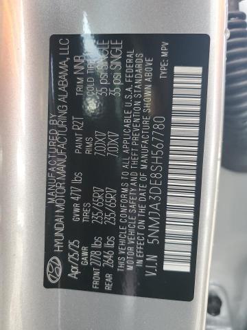 2025 HYUNDAI TUCSON SE 5NMJA3DE8SH567780