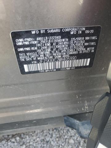 2021 SUBARU FORESTER TOURING JF2SKAXC2MH405990