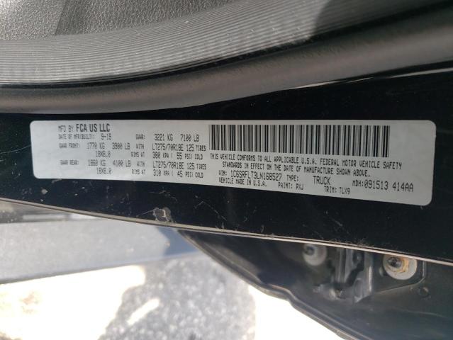2020 RAM 1500 REBEL 1C6SRFLT3LN168527