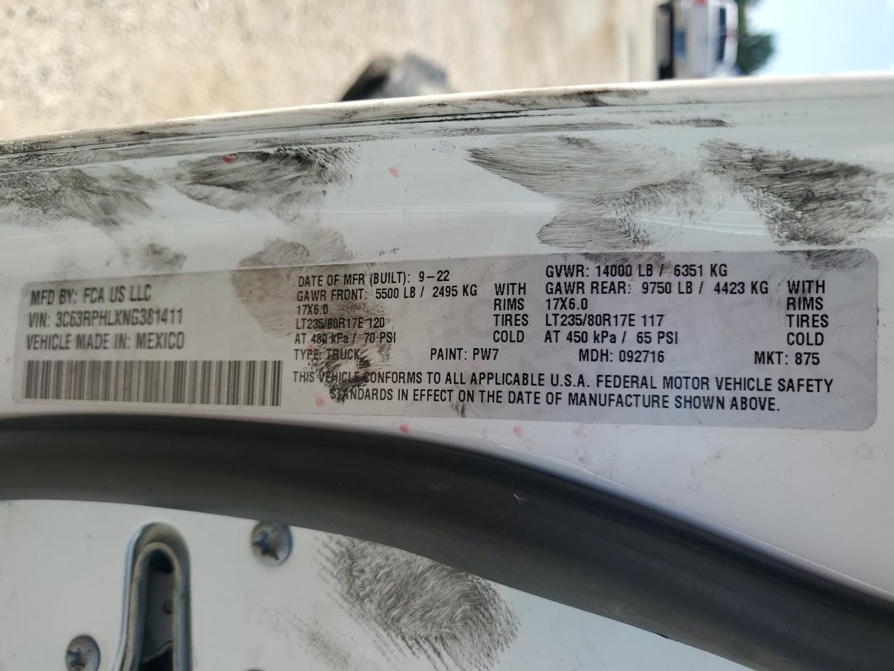 RAM 3500 BIG HORN/LONE STAR